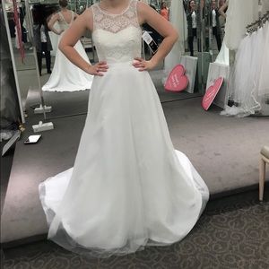 David’s Bridal wedding dress
